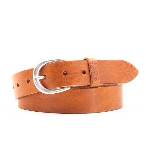 1 1/4" Classic Tan Leather Belt