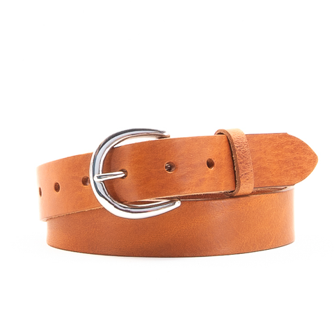 1 1/4" Classic Tan Leather Belt