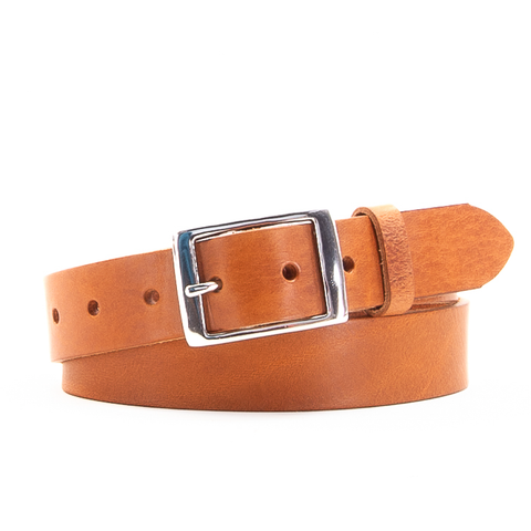 1 1/4" Classic Tan Leather Belt