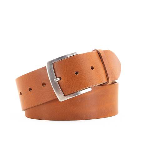 2" Classic Tan Leather Belt