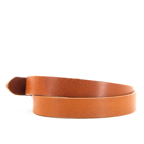 1" Classic Tan Leather Belt