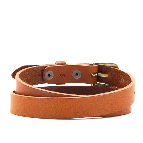 1" Classic Tan Leather Belt