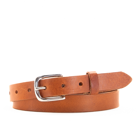 1" Classic Tan Leather Belt