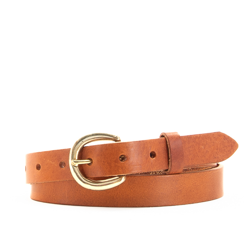 1" Classic Tan Leather Belt