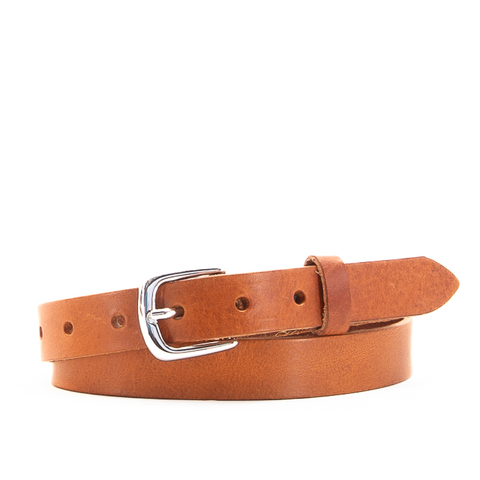 1" Classic Tan Leather Belt