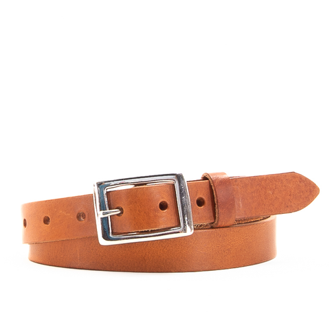 1" Classic Tan Leather Belt