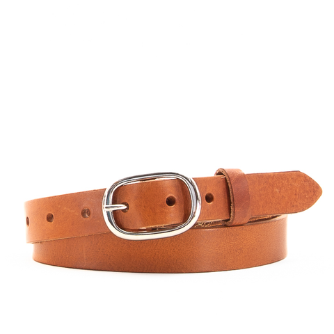 1" Classic Tan Leather Belt