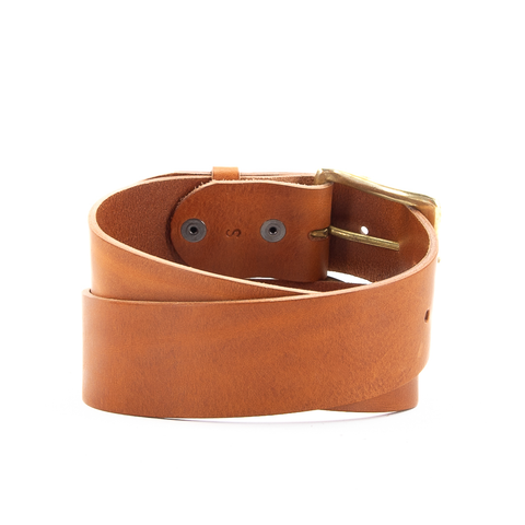 2" Classic Tan Leather Belt