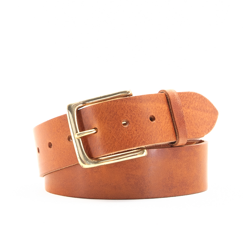 1 3/4" Classic Tan Leather Belt