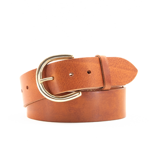 1 3/4" Classic Tan Leather Belt