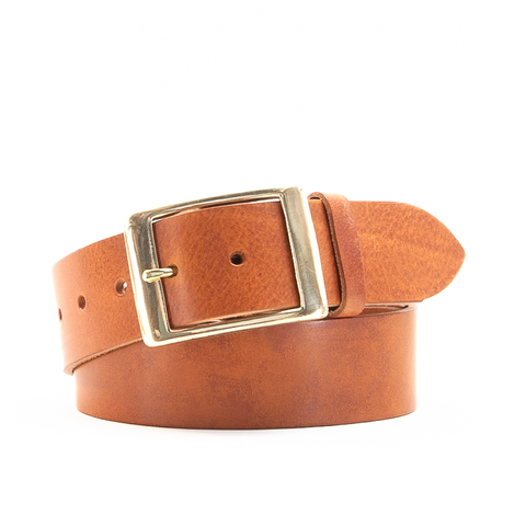 1 3/4" Classic Tan Leather Belt