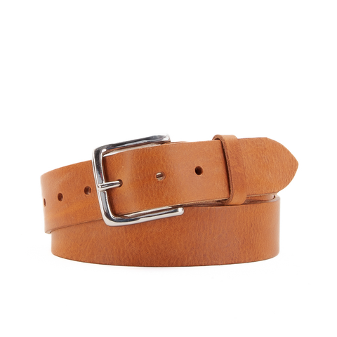 1 1/2" Classic Tan Leather Belt