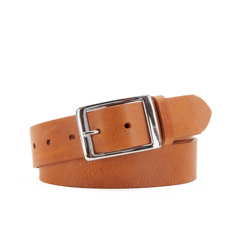 1 1/2" Classic Tan Leather Belt