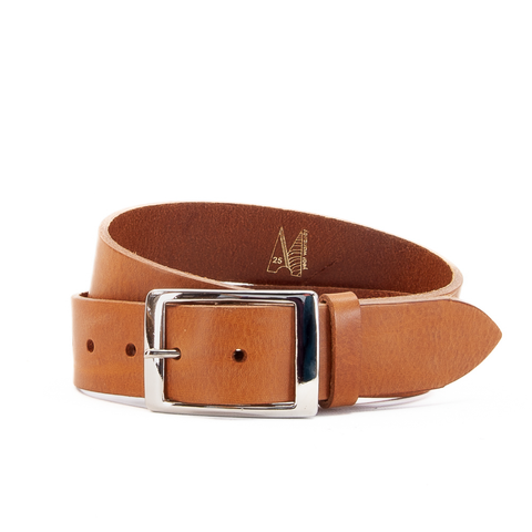 1 1/2" Classic Tan Leather Belt