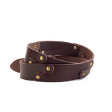 Sustainable Brown Leather Segment Belt