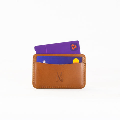 Riva Tan Slimline Card Holder