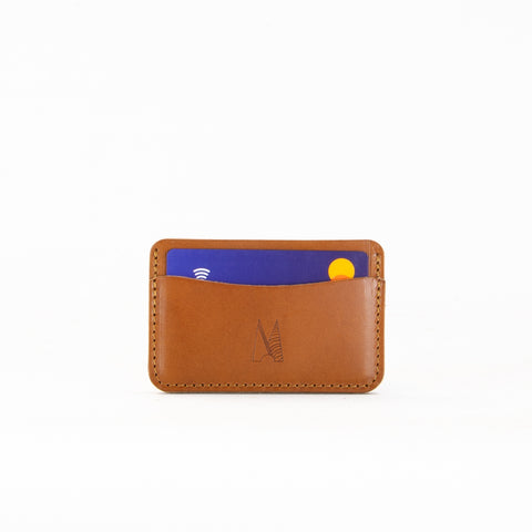 Riva Tan Slimline Card Holder