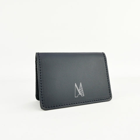 Navy Leather Card Holder - Chroma