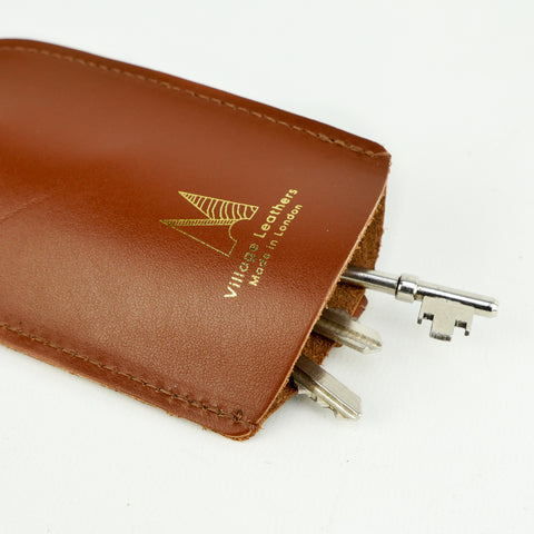 Roam Leather Bell Key Holder Tan