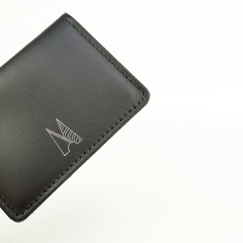 Black Leather Card Holder - Chroma