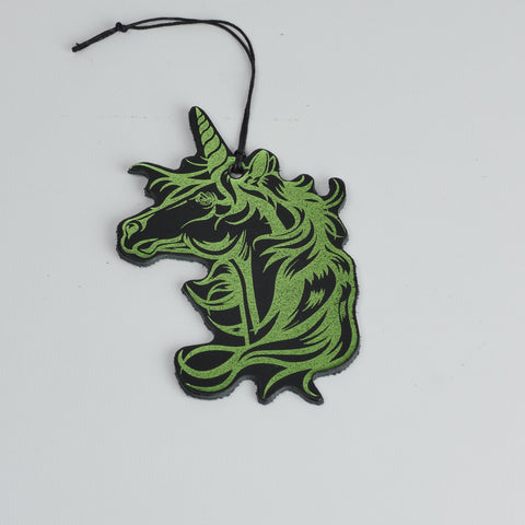 Leather Christmas Unicorn Decoration