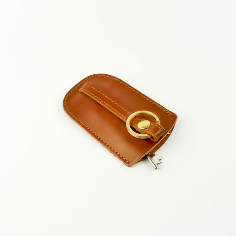 Roam Leather Bell Key Holder Tan