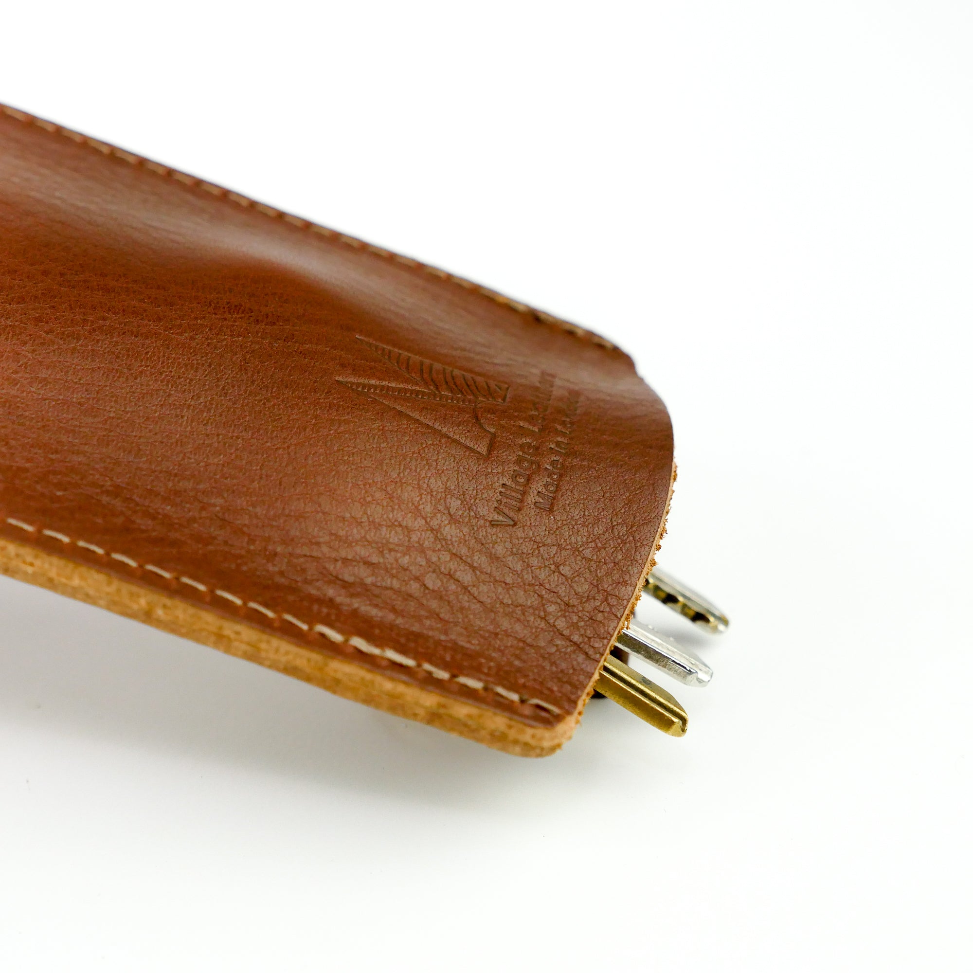 100% Genuine leather bell key case