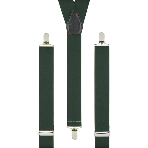 Plain British Racing Green Braces