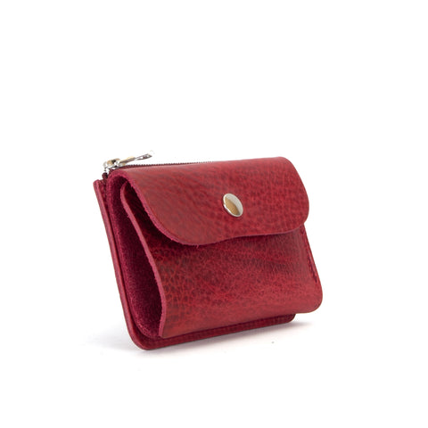 Missouri Burgundy Leather Purse