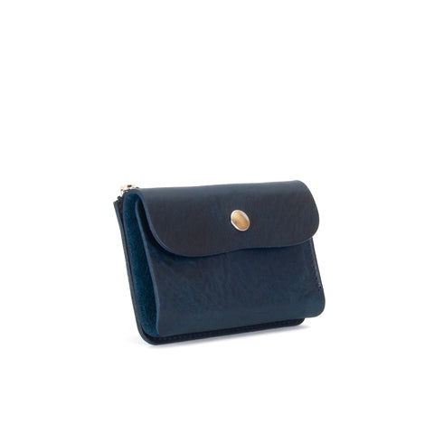 Missouri Navy Leather Purse