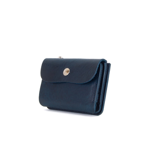 Missouri Navy Leather Purse