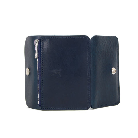 Missouri Navy Leather Purse