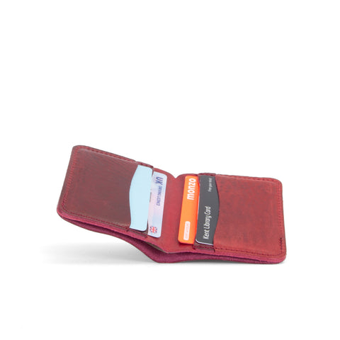 Missouri Burgundy Leather Wallet