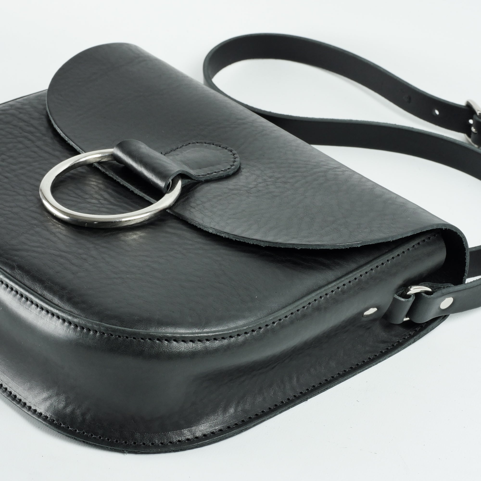 Ronnie Snakeskin Embossed Leather Crossbody Bag