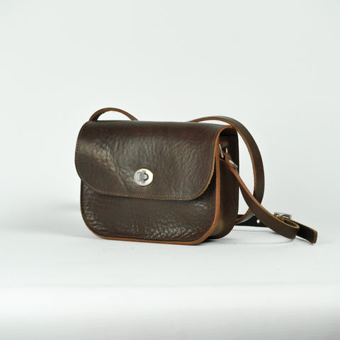 Missouri Brown Leather Shoulder Bag