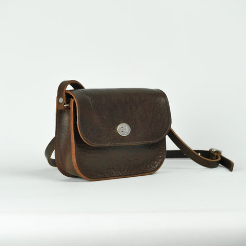 Missouri Brown Leather Shoulder Bag