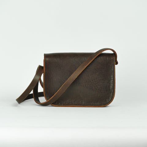 Missouri Brown Leather Shoulder Bag