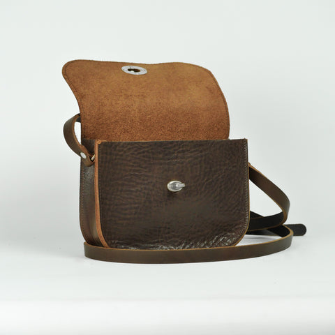 Missouri Brown Leather Shoulder Bag