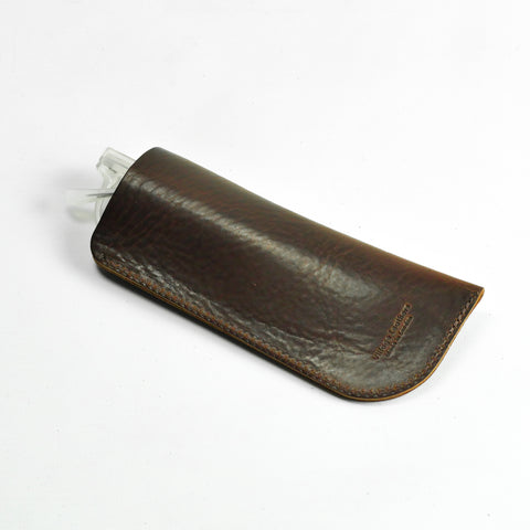 Missouri Brown Leather Glasses Case