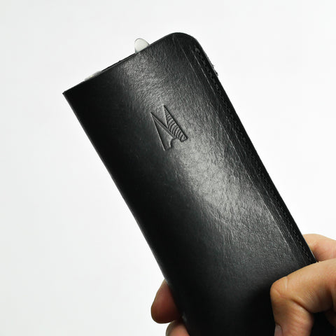 Missouri Black Leather Glasses Case