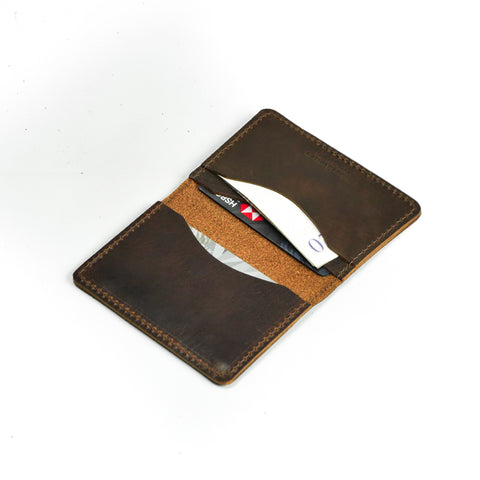 Missouri Brown Leather Card Holder