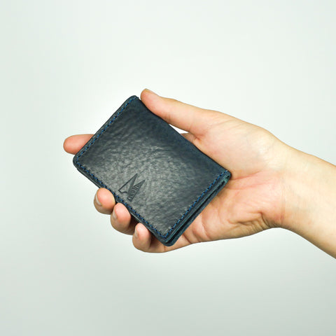 Missouri Navy Leather Card Holder