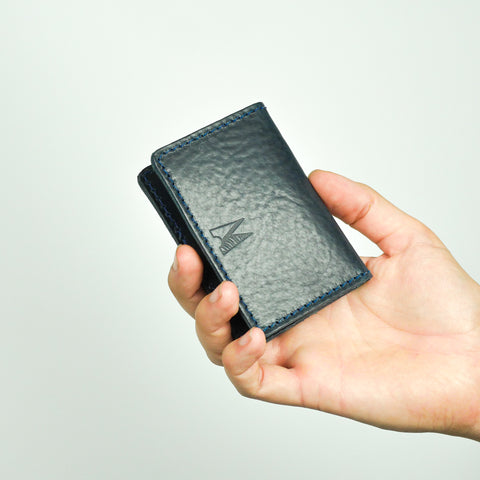 Missouri Navy Leather Card Holder