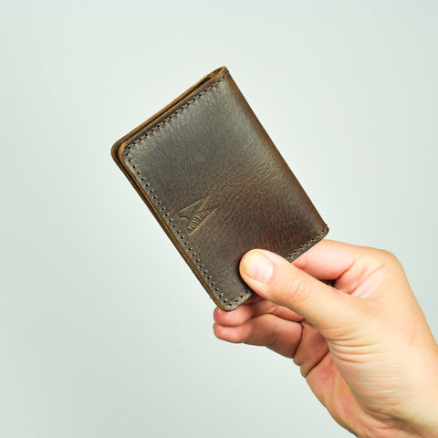 Missouri Brown Leather Card Holder