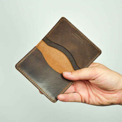 Missouri Brown Leather Card Holder