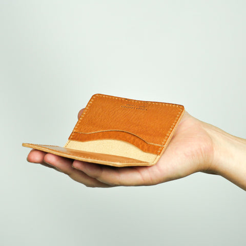 Missouri Tan Leather Card Holder