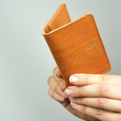 Missouri Tan Leather Card Holder