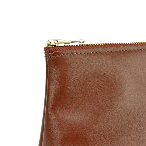 Tan Leather Travel Bag - Roam