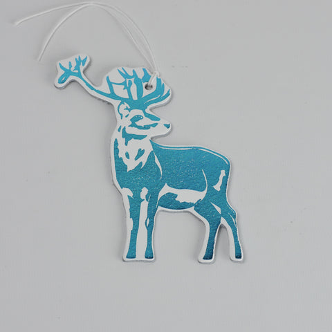 Leather Christmas Reindeer Decoration