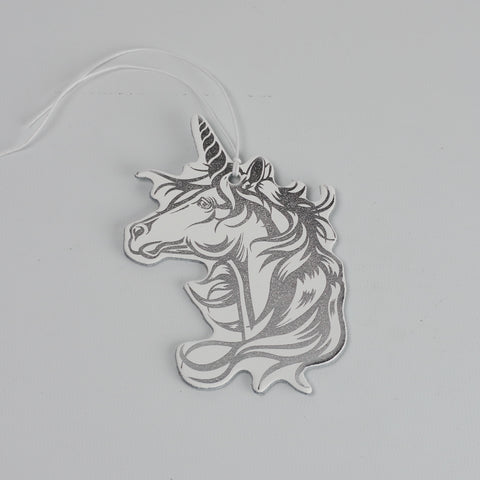 Leather Christmas Unicorn Decoration